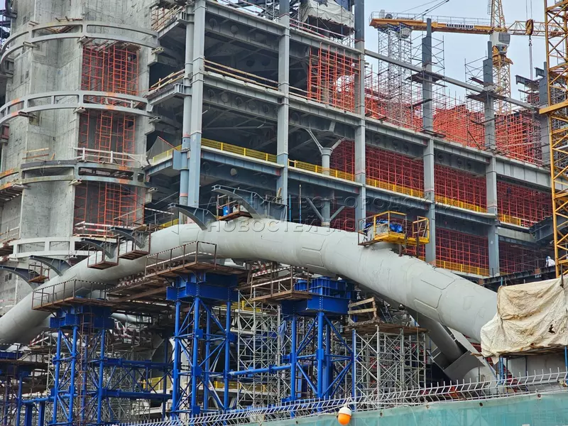 Фото 10 для статьи «Ход строительства Национального космического центра и технопарка Сбера в Сколково»