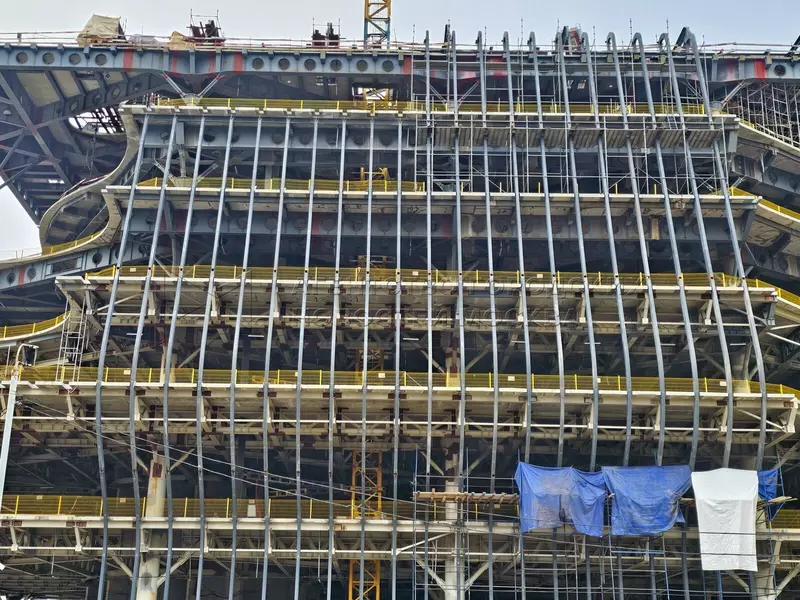 Картинка 13 для поста «Ход строительства Национального космического центра и технопарка Сбера в Сколково»