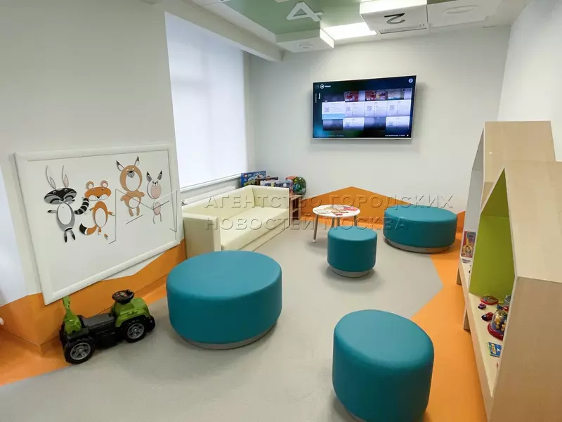 Фото #12 для «После реконструкции открылся педиатрический корпус Морозовской больницы в Москве»