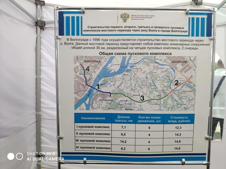 Новая дорога через пойму в волгограде схема на карте