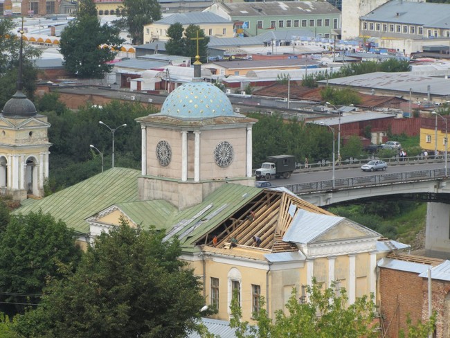 Реставрация Надвратной церкви Одигитрии