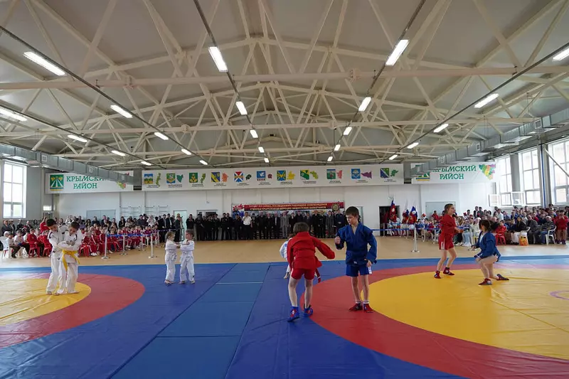 Картинка 3 для поста «спортивные объекты: В Крымске Краснодарского края открыли новый Центр единоборств»