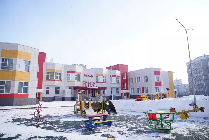 В Новоильинском районе Новокузнецка открылся двухэтажный детский сад