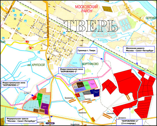 Тверь боровлево 2 карта