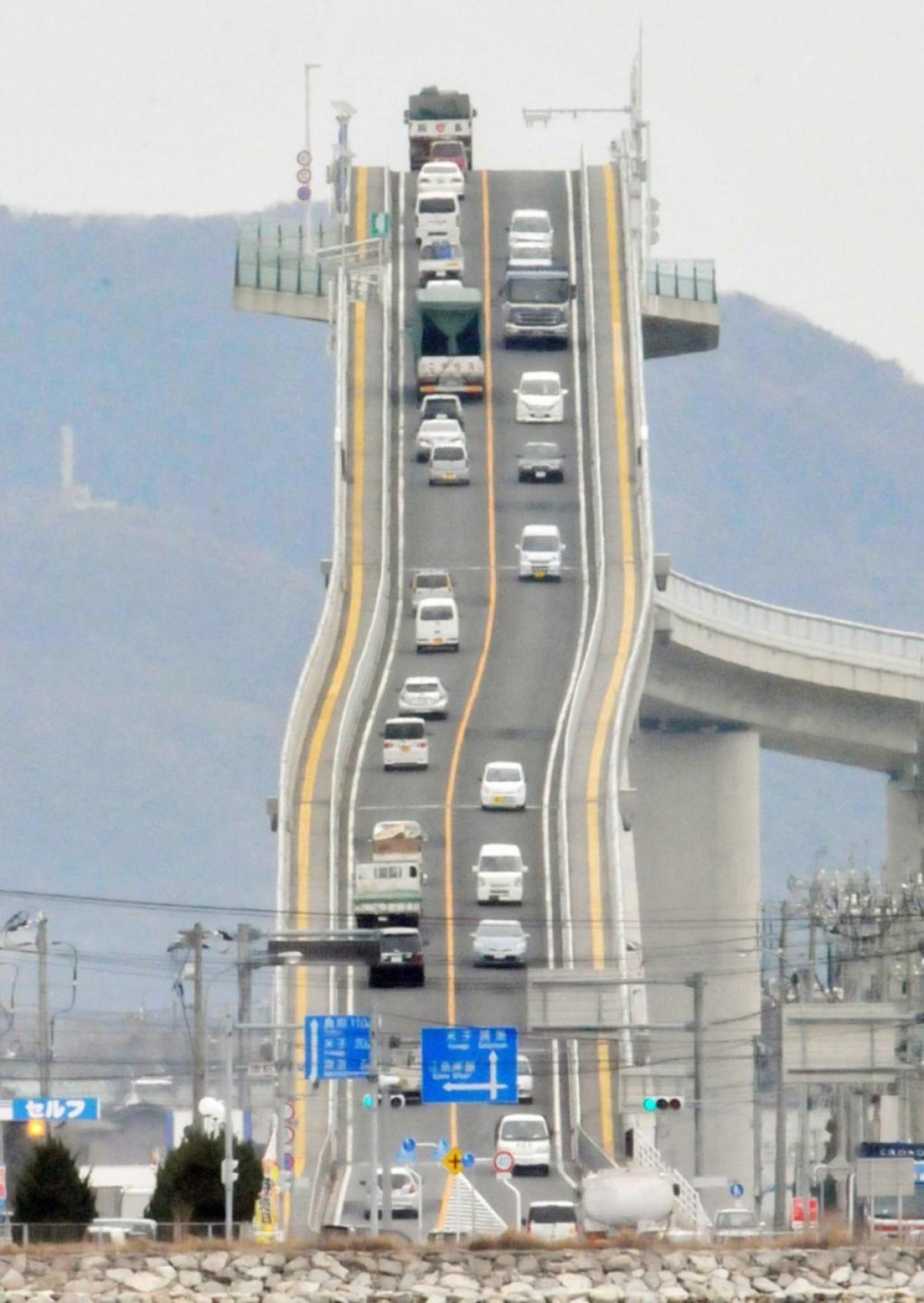 мост ишима охаси в японии