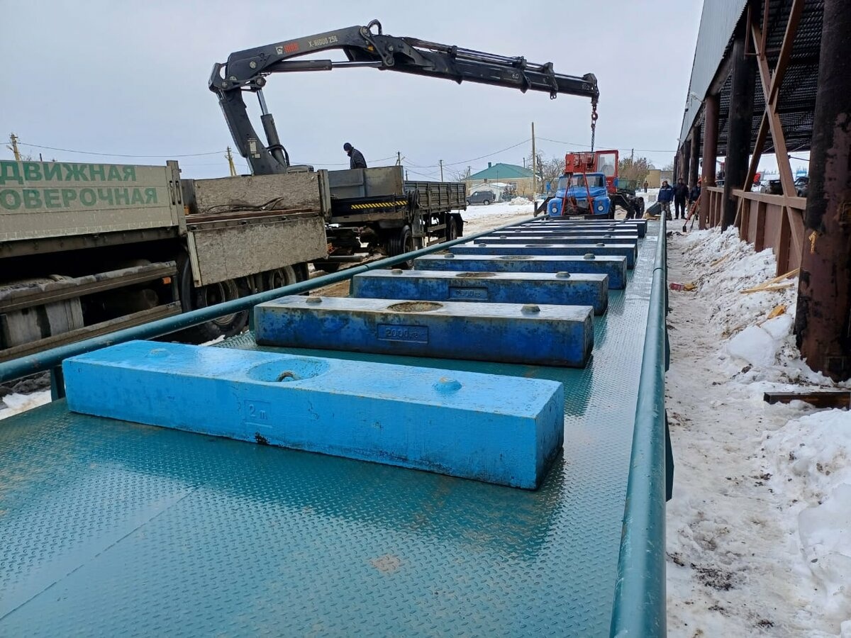 Установлены 100 тонные автовесы в соседнем Ставрополье» - Сделано у нас