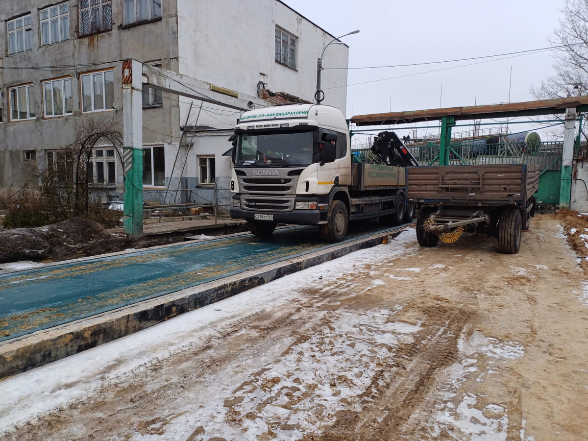 80 тонные электронные автомобильные весы для Воронежского бетонного завода»  - Сделано у нас