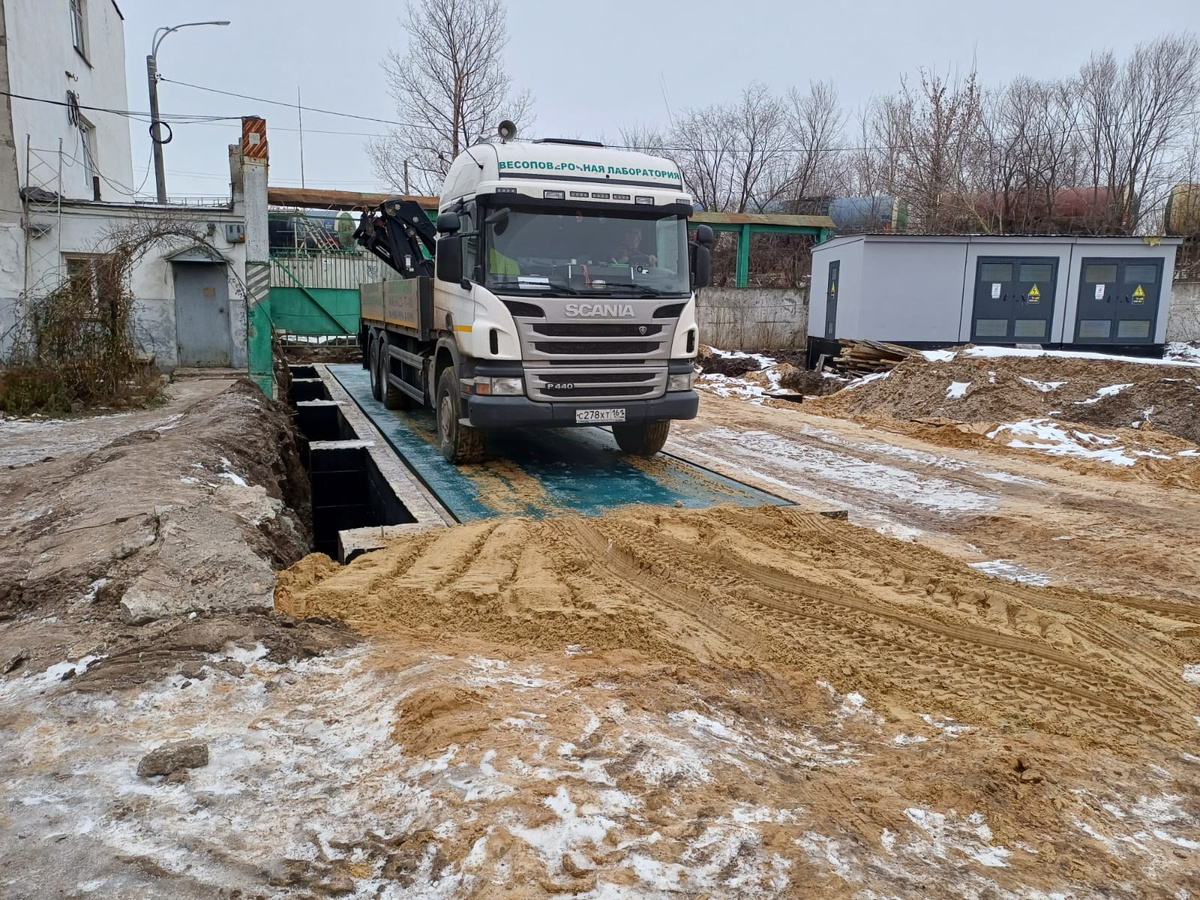 автомобильные весы в приямок