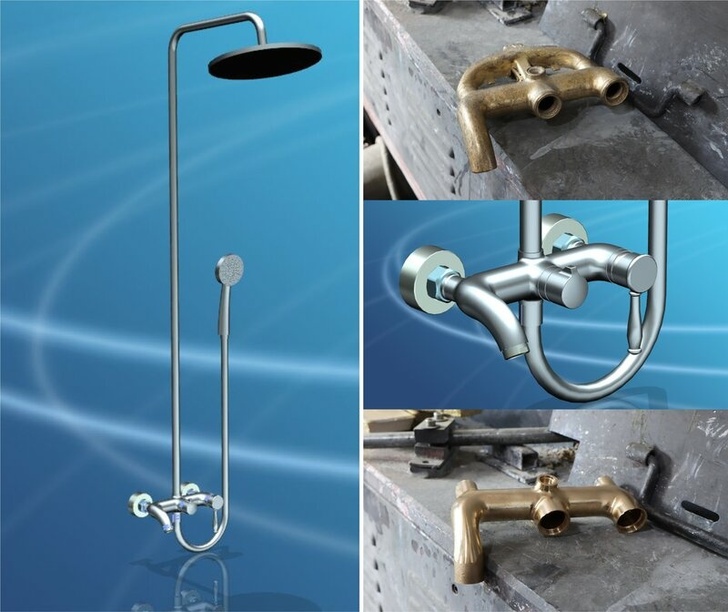 Новая модель смесителя для ванны и душа СМ-ВД16-СТАЦ/ЯСЕНЬ