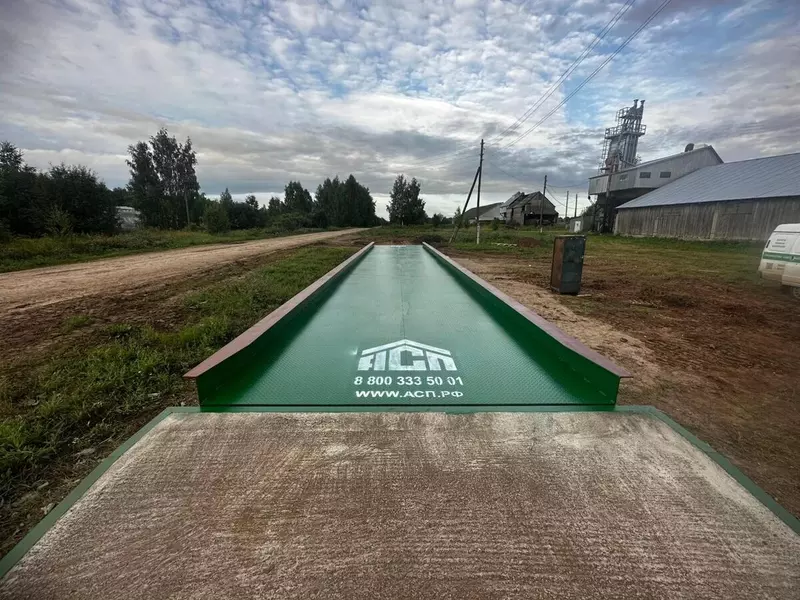 Завершен проект строительства и ввода в эксплуатацию новых автомобильных весов для Кировского аграрного предприятия.-7