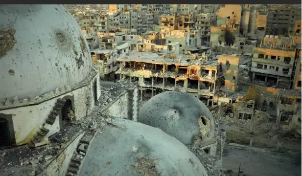 Фото #2 для публикации «храмы: Сирия и Россия совместно восстановили мечеть Халеда ибн Валида в городе Хомс»