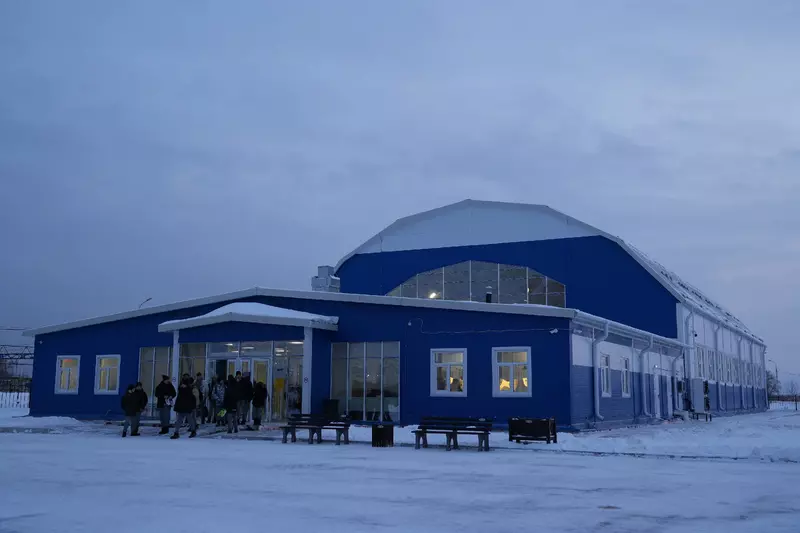 Современный модульный спортзал открылся в Хабаровске