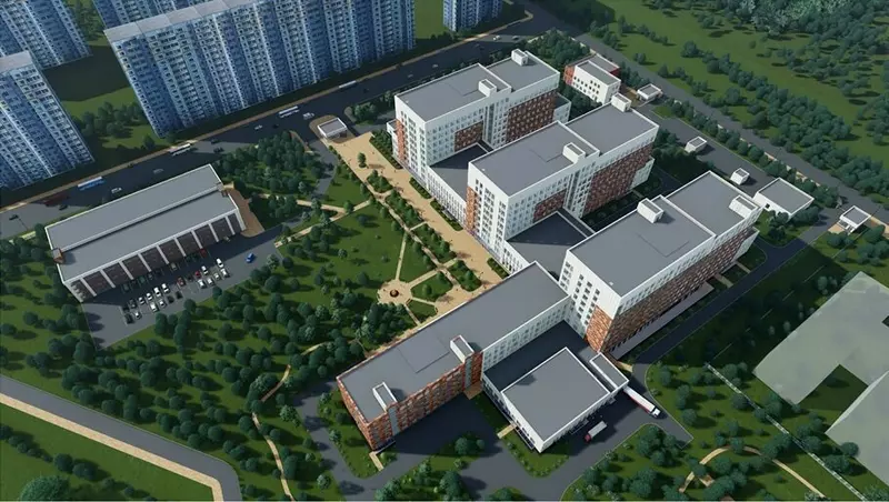 Картинка 4 для статьи «Строительство крупнейшего медучреждения Подмосковья многопрофильной больницы на 1123 койки»