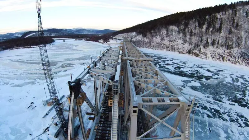 2 для новости «мост: На БАМе построен новый мост»