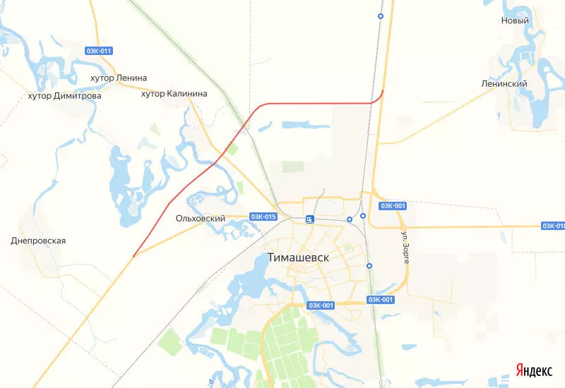 Иллюстрация #2 для «дорожное строительство: Запущено движение по новому путепроводу на обходе Тимашевска в Краснодарском крае»