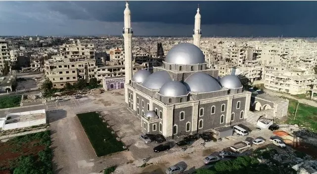 Изображение 7 для «Сирия и Россия совместно восстановили мечеть Халеда ибн Валида в городе Хомс»