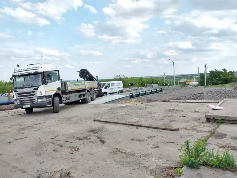 В Тамбовской области установлены новые автомобильные весы для ИП Вишнякова Андрея Вячеславовича