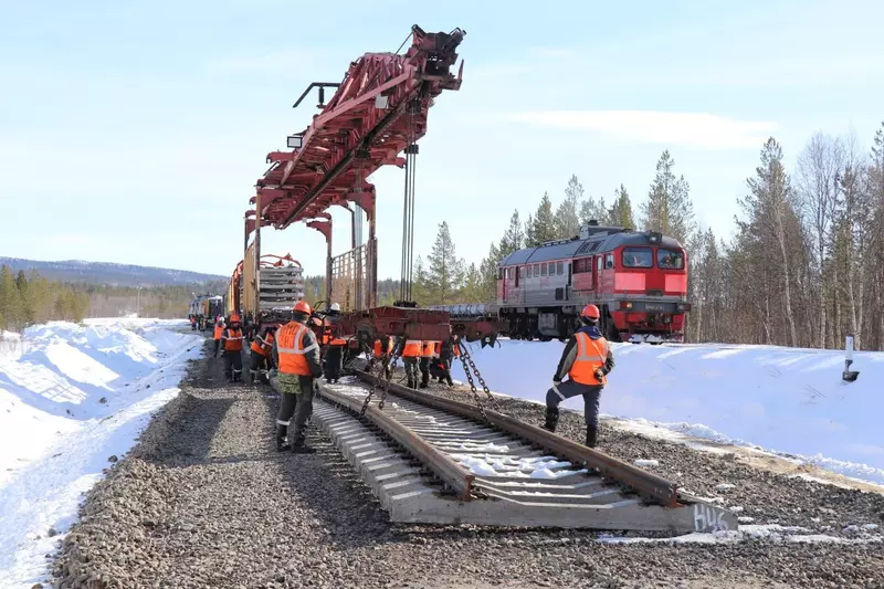 РЖД начало строительство железной дороги к порту Лавна в Мурманской области