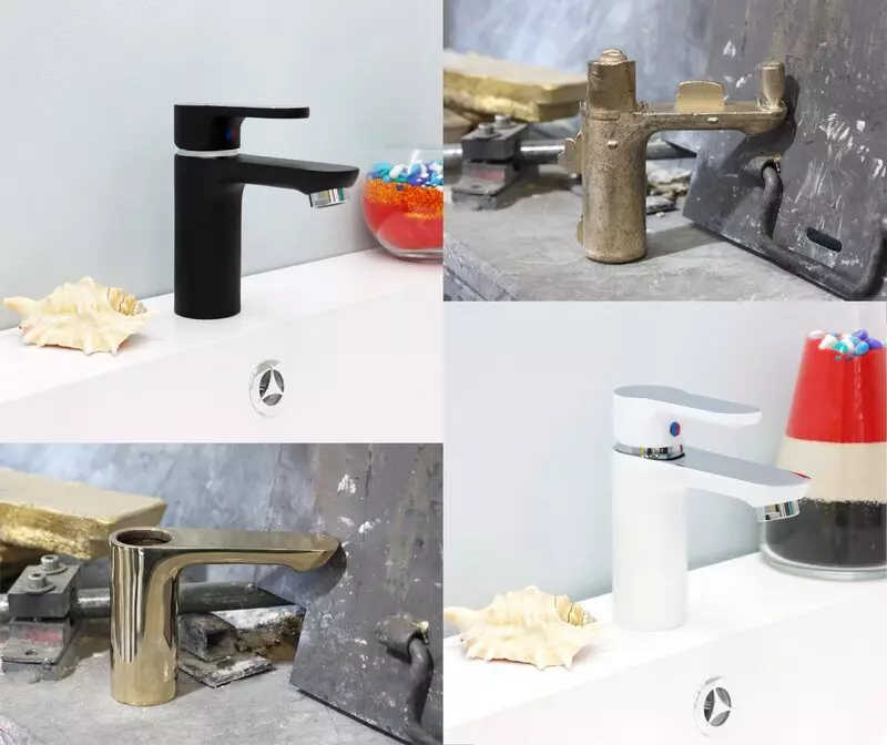 Новая модель смесителя для умывальника СМ-ТЛ22 ОПАЛ хром/белый/черный (Гекко)