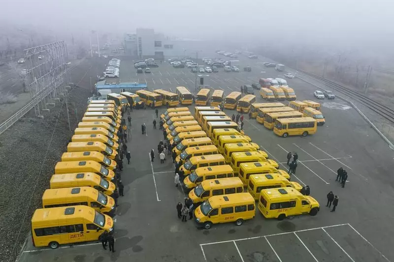 Волгоградская область получила 55 новых школьных автобусов