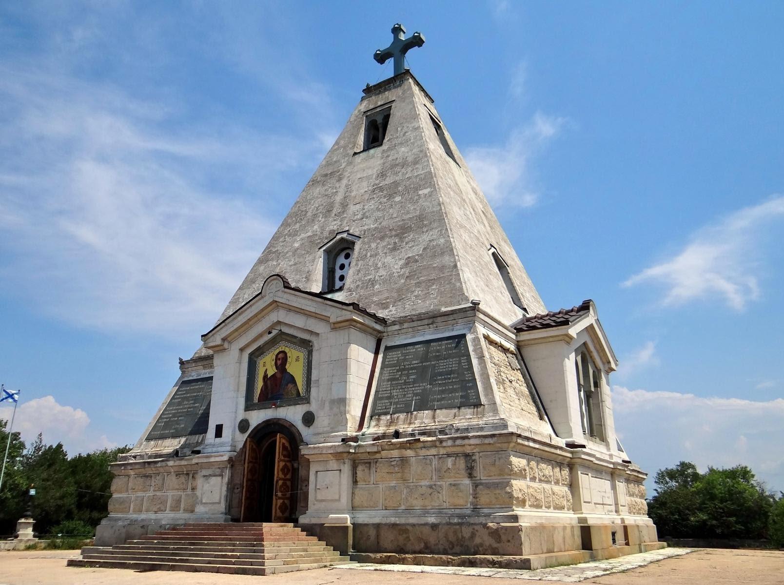 Храм памятник севастополь. Храм-пирамиду Святого Николая в Севастополе.