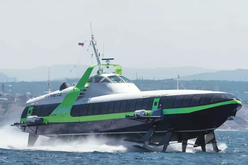 Иллюстрация #5 для поста «ОСК передала заказчику пятое серийное скоростное судно на подводных крыльях Комета 120М»