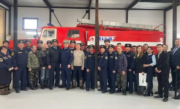 Иллюстрация 1 для «Инфраструктура госинститутов: Новые здания пожарных депо открыли в трех районах Якутии»