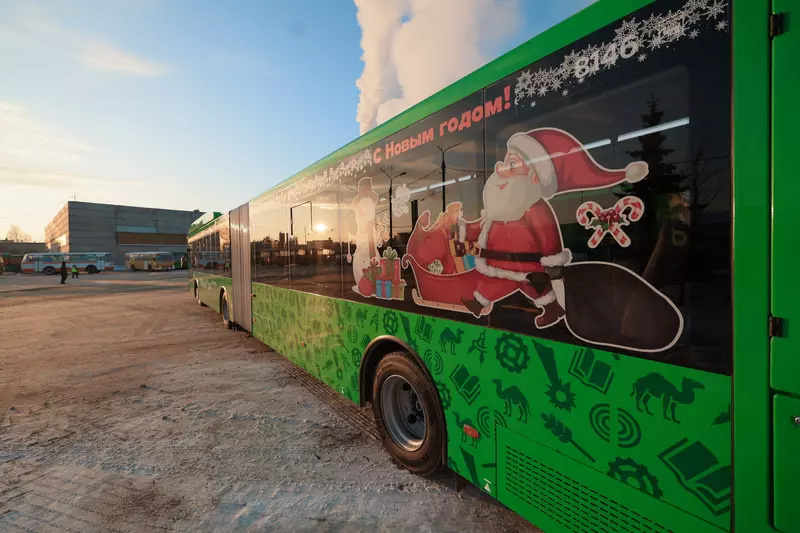 Изображение №4 для статьи «Девять новых автобусов гармошек вышли на маршрут 64 в Челябинске»