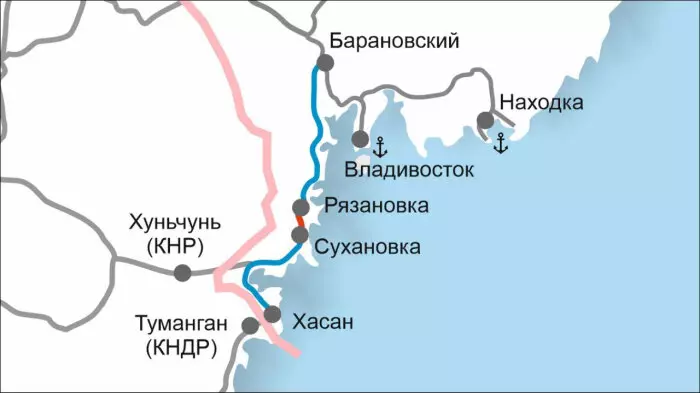 Завершено строительства второго ж д пути на перегоне Рязановка Сухановка в Приморском крае