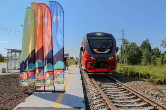 Новые маршруты городских поездов открыты в Южно Сахалинске