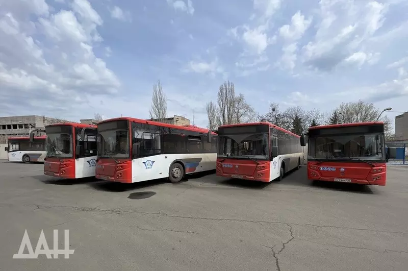 В Донецк второй раз за пять дней прибыла новая партия автобусов из Москвы