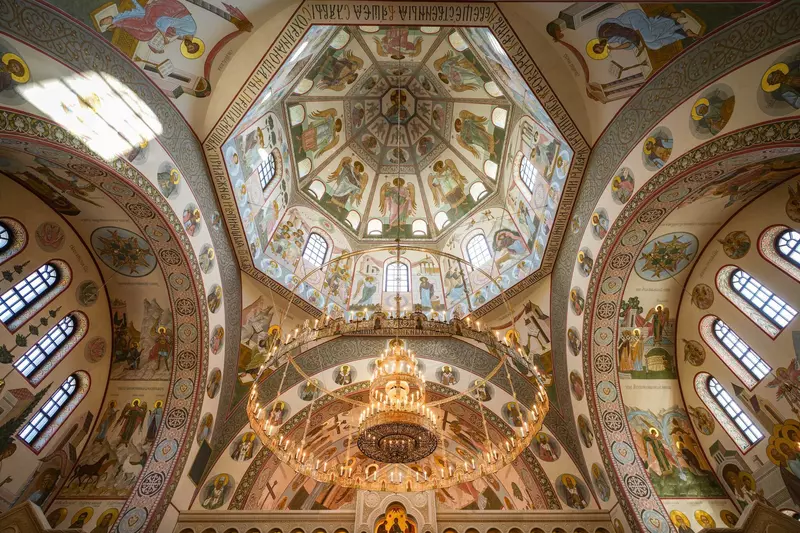 Картинка 2 для «Спорт: В Подмосковье в торжественной обстановке освятили новый храм Архангела Михаила»