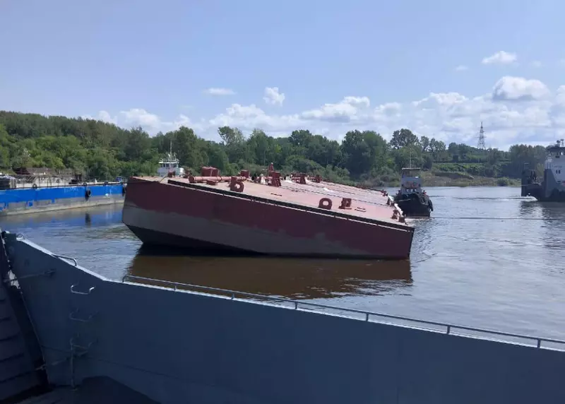 На Хабаровском СЗ построен понтон батопорт