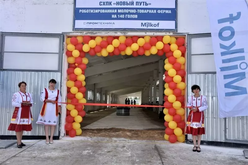 В Чувашии открылась вторая роботизированная ферма
