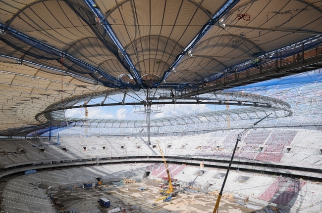 Варшавский стадион, на котором состоится первый матч Евро-2012