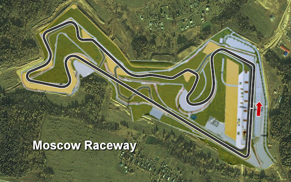 Moscow raceway карта трассы