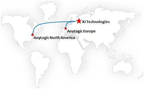 XJ Technologies Branches Worldwide