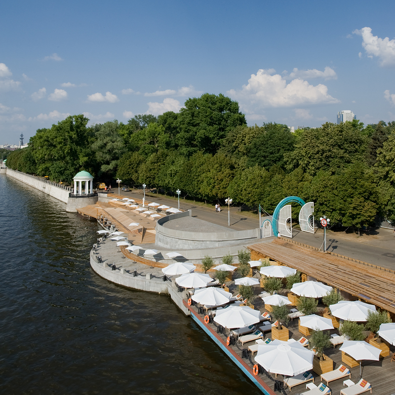 Москва река парк горького