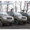ЛНР и ДНР поставлены новые военные внедорожники УАЗ «Патриот»
