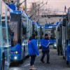 11 новых троллейбусов вышли на маршруты в Чите