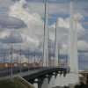 За год по Архангельскому мосту проехало свыше 8,8 млн автомобилей