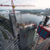 Ход строительства моста в Новосибирске. Август 2023