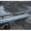 Обновленный мост через реку Бодайбо открыли на севере Иркутской области