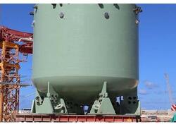 АЭС «Эль-Дабаа» энергоблок № 2: монтаж устройства локализации расплава