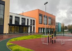 В подмосковном селе Строкино построили новый корпус школы