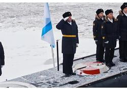 На подводной лодке «Можайск» проекта 636.3 поднят Андреевский флаг