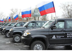 Участникам спецоперации передали первую партию новых «УАЗов»