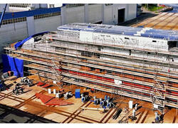 Строительство пассажирского судна «Андрей Дубенский» проекта А45-90.2 для Красноярского края