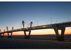 В Благовещенске пустили движение по новому мосту через Зею