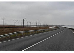 Завершен ремонт сухопутного маршрута в Крым вдоль Азовского побережья